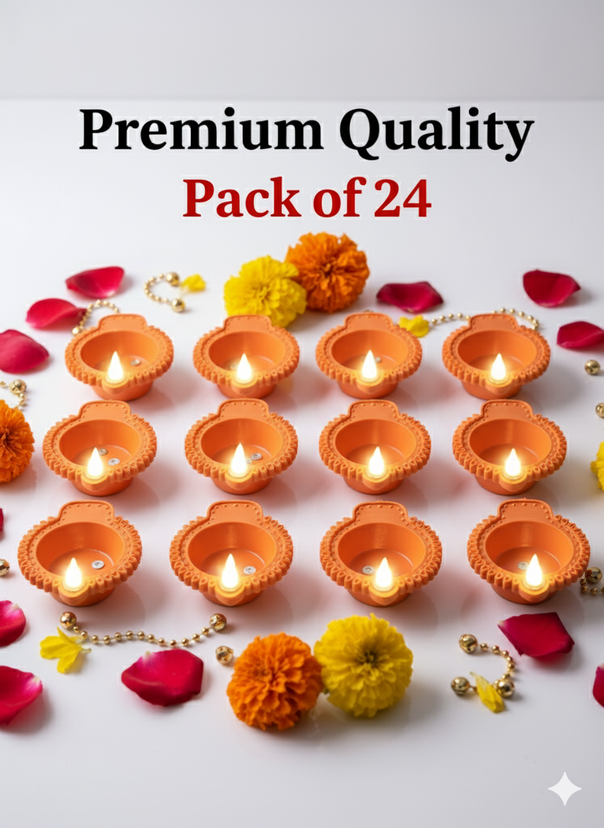 LED Light Water Sensor Diya | 🔥FLAT 50% OFF SAVING🔥