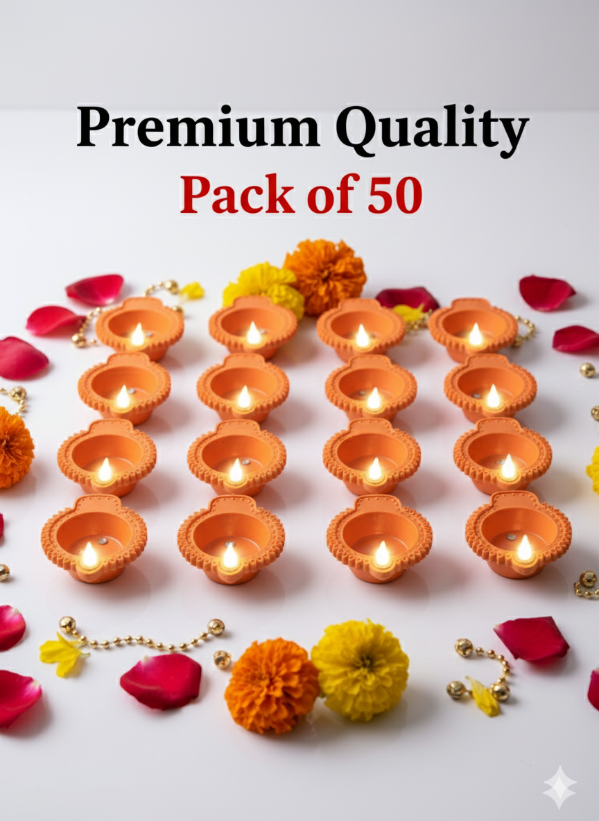 LED Light Water Sensor Diya | 🔥FLAT 50% OFF SAVING🔥