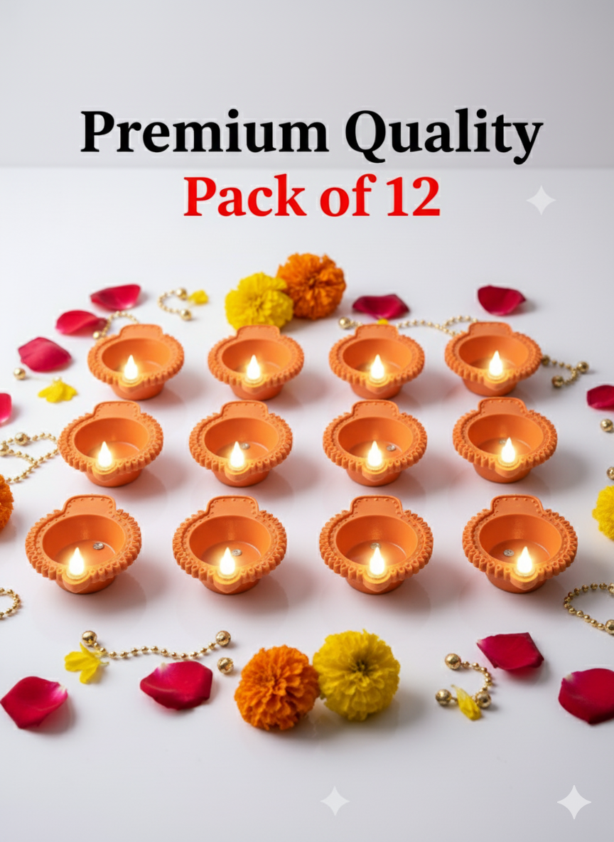 LED Light Water Sensor Diya | 🔥FLAT 50% OFF SAVING🔥